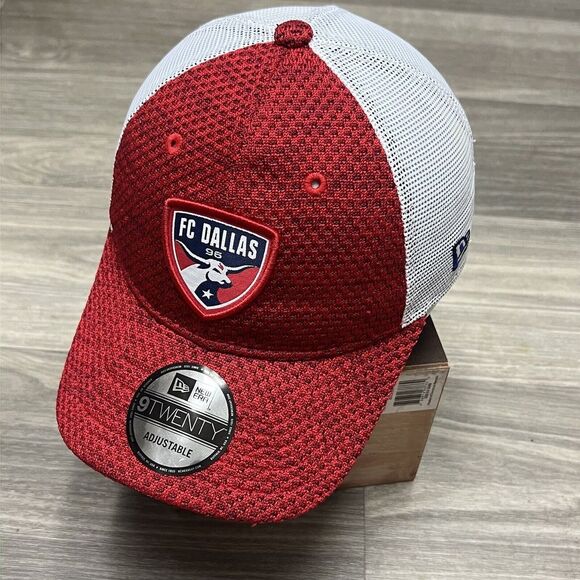 New Era FC Dallas Snapback‎ Hat MLS Soccer Cap Futbol Red 9Twenty Football - Picture 1 of 7